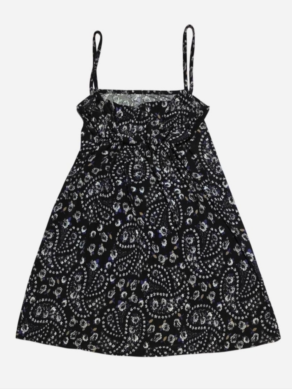 Floral Paisley Print Dress Nightie Lingerie Sweet Sexy Pretty Flirty Size Small